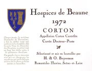 Corton-Dr Peste-Hospices de Beaune